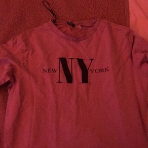 All Pink “New York” long sleeve